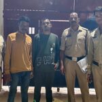 निर्माणाधीन रेलवे लाईन से लाखों रुपए के विद्युत खंभा चोरी करने वाले दो आरोपी गिरफ्तार