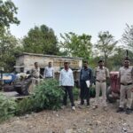खनिज उड़नदस्ता दल ने18 स्थानों पर कार्रवाई कर 7 वाहनो को किया जब्त