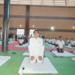 अंतर्राष्ट्रीय योग दिवस पर कोरबा में जिला स्तरीय सामूहिक योग कार्यक्रम आयोजित