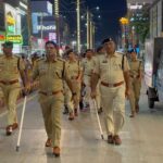 शहर के प्रमुख मार्गों से निकला पुलिस मार्च, आमजन में सुरक्षा का संदेश