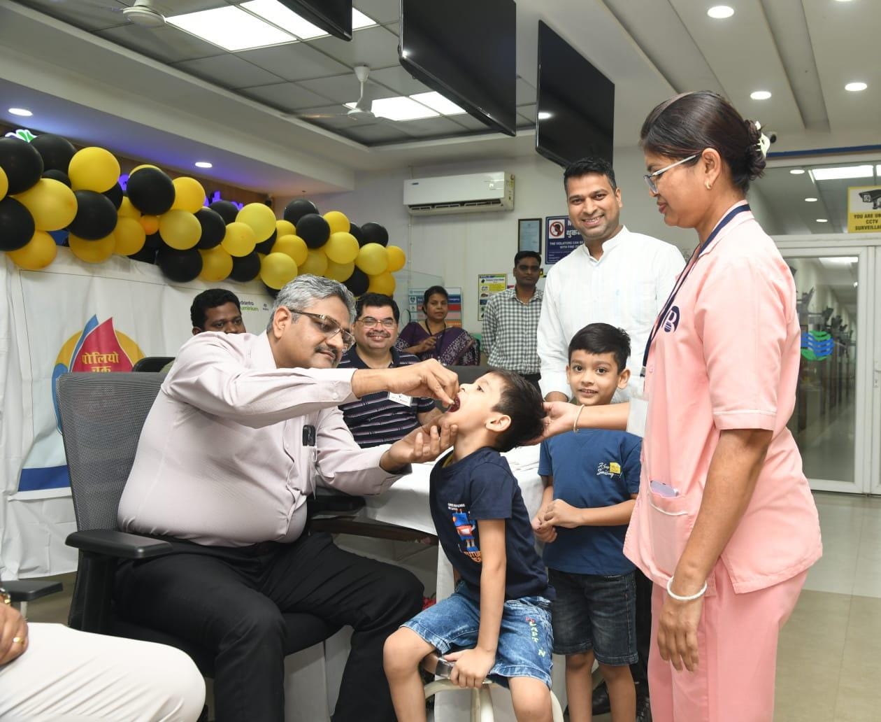 बालको अस्पताल का पल्स पोलियो अभियान सफल, 2,357 घरों तक पहुंची स्वास्थ्य टीम