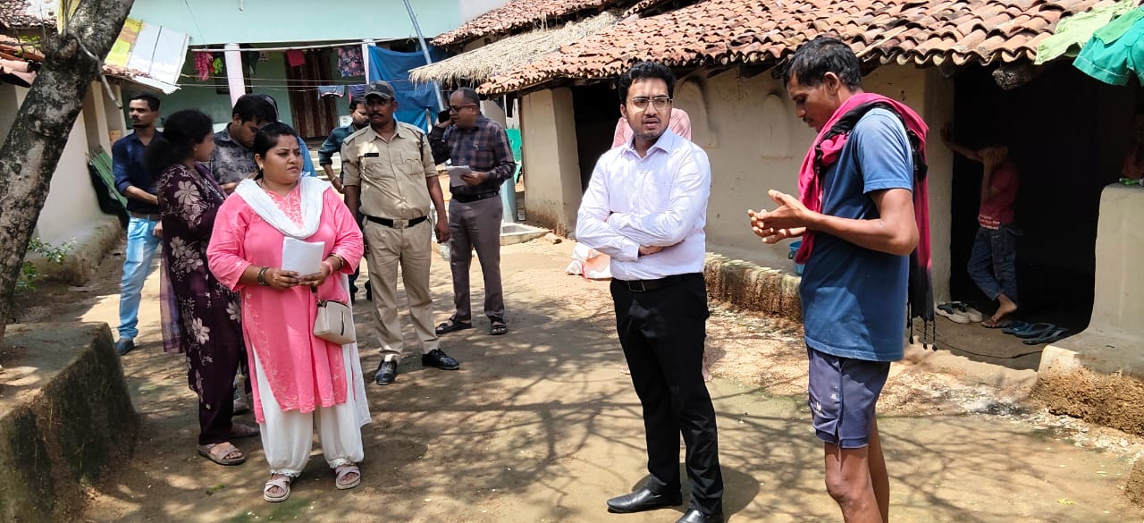 सीईओ जिला पंचायत ने निर्माण कार्यों का निरीक्षण कर गुणवत्तायुक्त कार्य निश्चित एवं समयावधि में पूर्ण करने के दिए निर्देश