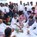उद्योग मंत्री लखन लाल देवांगन के मुख्य आतिथ्य में संजय नगर वाय-शेप अंडरब्रिज निर्माण कार्य का हुआ शुभारंभ