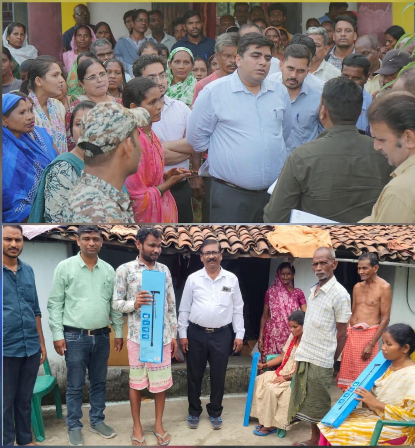 तीन दृष्टिबाधित भाई-बहनों के जीवन में भरे खुशियों के सुर कलेक्टर ने किए वादे को दो सप्ताह में किया पूरा
