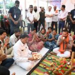मंत्री लखन लाल देवांगन ने दर्री जोन में 1.13 करोड़ रुपये के 13 विकास कार्यों का किया भूमिपूजन